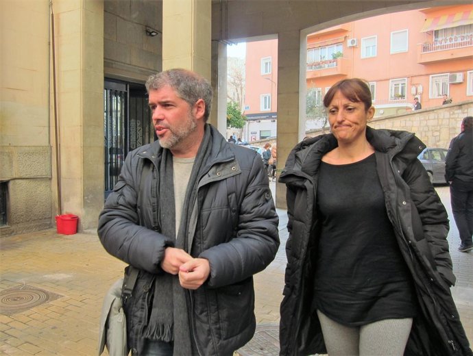 Unai Sordo, a su llegada a la asamblea de delegados de CCOO en Jaén.