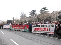 Una multitudinaria concentración exige en Logroño unas pensiones "dignas"