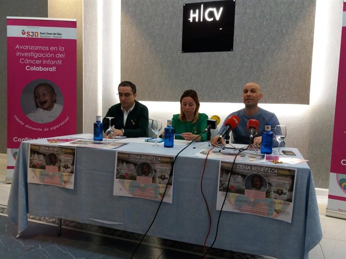 Presentación de la cena solidaria. 