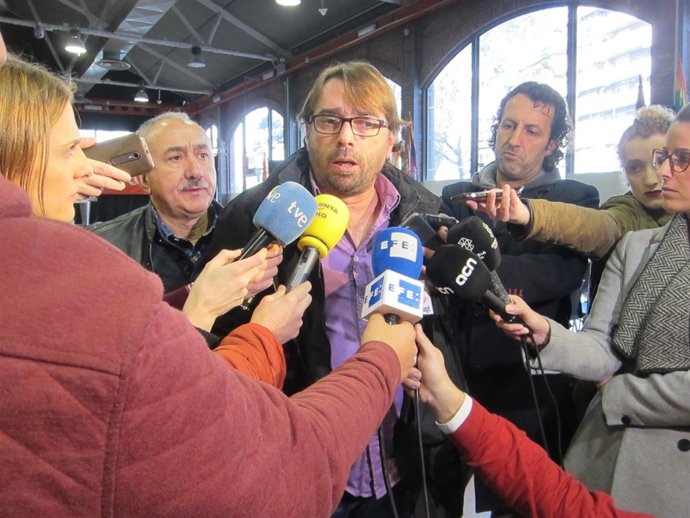 Camil Ros y Josep Maria Álvarez (UGT)