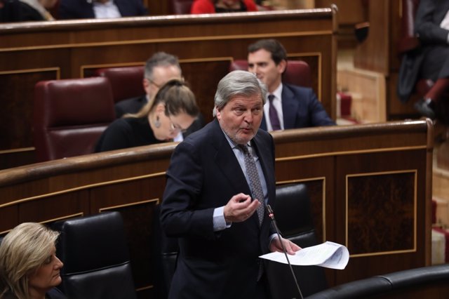 Iñigo Méndez de Vigo en la sesión de control al Gobierno