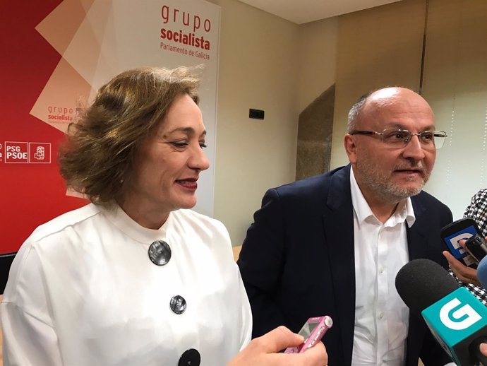 Abel Losada y Obdulia Taboadela, grupo de trabajo PSOE en demografía