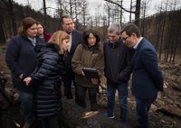 Clavijo asegura que el Gobierno continuará "al lado" de los municipios afectados por el incendio de Gran Canaria 