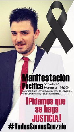 Cartel de la manifestación