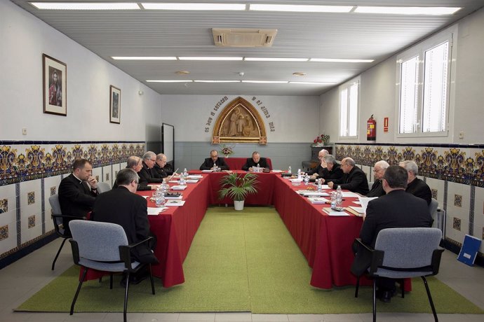 Los obispos en la reunión de la Conferencia Episcopal Tarraconense (CET)