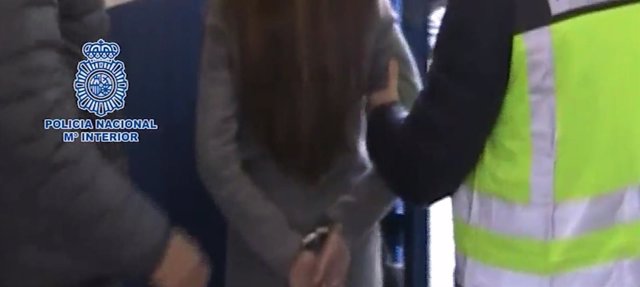 Captura del video de la Policía con la detención de Maje