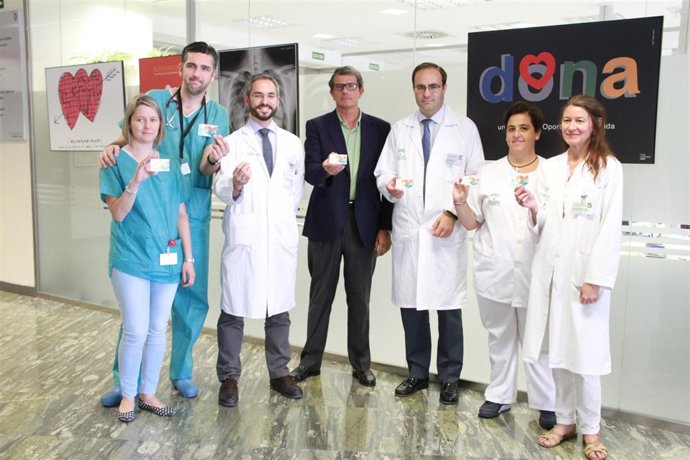 Equipo del Virgen del Rocío que asistió en la donación de órganos