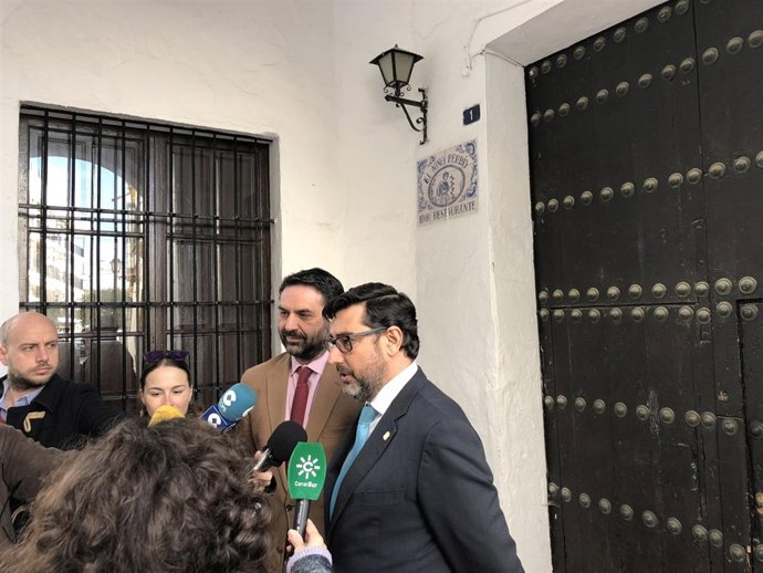Visita de Francisco Javier Fernández a Utrera (Sevilla)