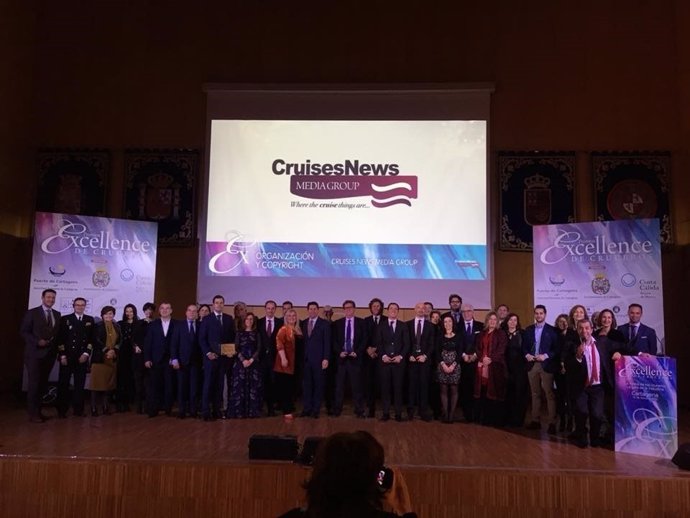 Gala de Premios Excellence de Cruceros 2018 en Cartagena