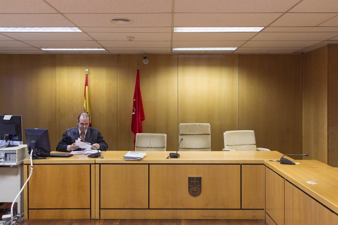 Audiencia Provincial de la Comunidad de Madrid, sala de vistas, sala de juicios