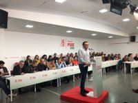Caraballo destaca en el comité provincial del PSOE "la necesidad imperiosa de que Huelva alce la voz ante el PP"