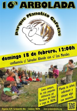 Cartel promocional de la concentración