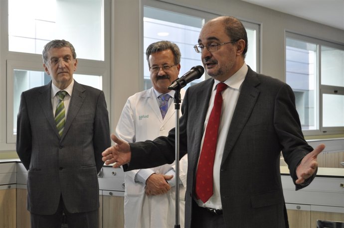 El presidente del Gobierno de Aragón, Javier Lambán. 