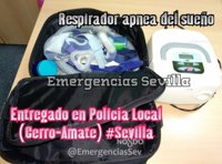 Piden colaboración para encontrar al dueño de un respirador para apnea del sueño entregado a la Policía Local de Sevilla