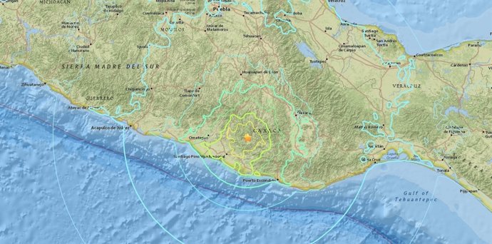 Registrado un terremoto de magnitud 7,5 en México
