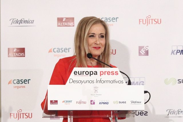 Desayuno Informativo de Europa Press con Cristina Cifuentes