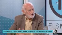 El exfiscal Mena niega violencia en Catalunya y cree que los encarcelados "son presos políticos"