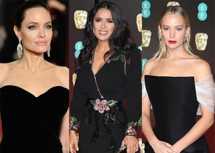 Angelina Jolie, Salma Hayek y Jennifer Lawrence