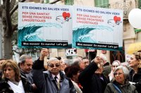 Company valora de "exitosa" la manifestación de 'Mos Movem' y denuncia la política del Govern por generar "odio"