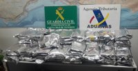 Detienen a un hombre cuando intentaba entrar en Tenerife con 59,40 kilos de cocaína