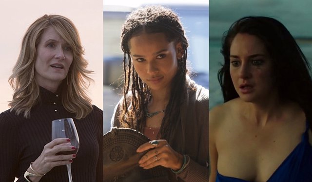 Laura Dern, Zoe Kravitz y  Shailene Woodley en Big Little Lies