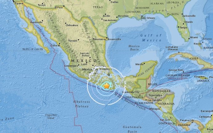 Terratrèmol de magnitud 6,1 al sur de Mèxic el 19 de febrer del 2018