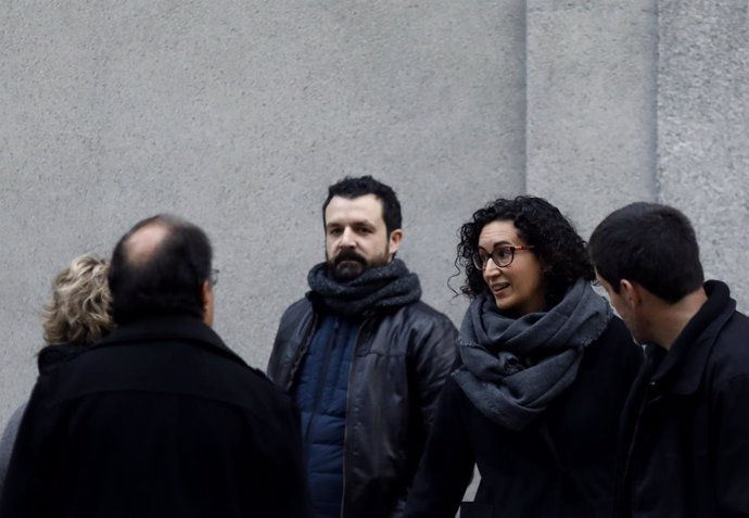 Marta Rovira llega al Supremo para declarar por el procés
