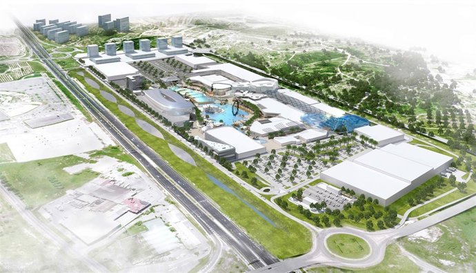 Imagen inicial del proyecto de centro Puerto Mediterráneo 