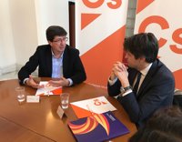 Marín (Cs) respalda el esfuerzo de Sociedad Civil Catalana por "empezar a coser" a la sociedad en Cataluña