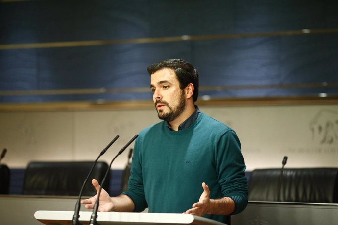 Alberto Garzón en el Congreso