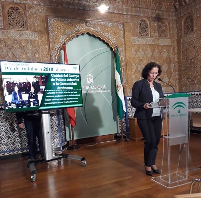 La delegada de la Junta en Almería, Gracia Fernández