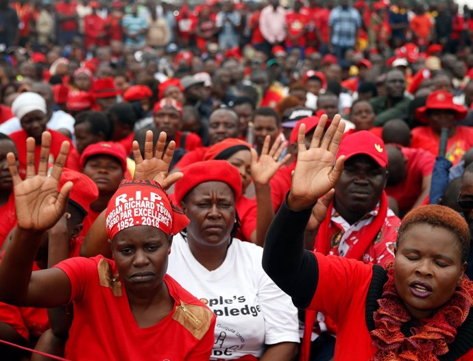 Homenaje a Morgan Tsvangirai en Harare