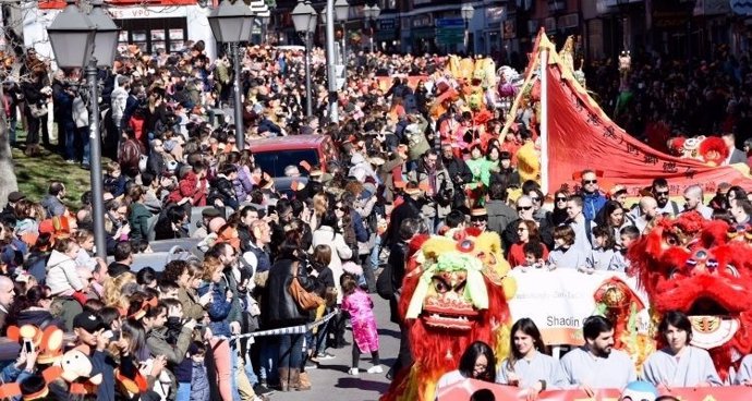 Desfile del Año Nuevo Chino en Madrid