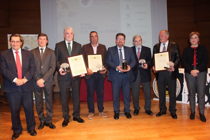 Premios de Calidad y Premios a los Mejores Amigos de la DOP Montes de Granada