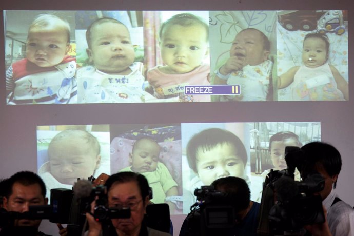 Bebés de gestación subrogada engendrados por un hombre de negocios japonés