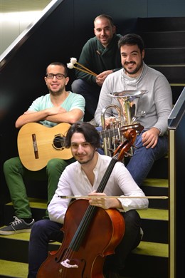 Jaime Miguel, Eduardo Gil, Rubén Amatriain y Javier Yera.