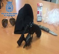 Detenido en Almería cuando iba a atracar un supermercado a mano armada y con pasamontañas