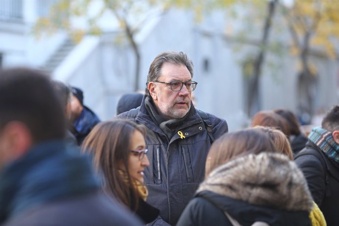 El portaveu de PDeCat en el Senat, Josep Lluís Cleries, davant el Suprem