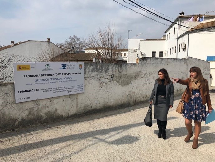 Obras de PFEA en El Bosque