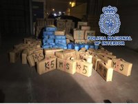 Desarticulan en Fuengirola una organización que pretendía enviar casi diez toneladas de hachís a Libia
