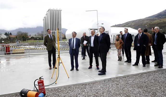Inauguración de la planta de gas natural licuado en Arenas de Iguña