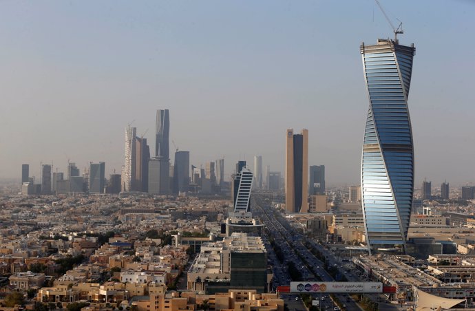 Edificios en Riad, Arabia Saudí