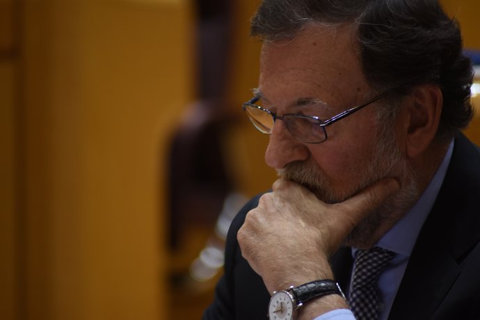 Rajoy en la sessió de control en el Senat