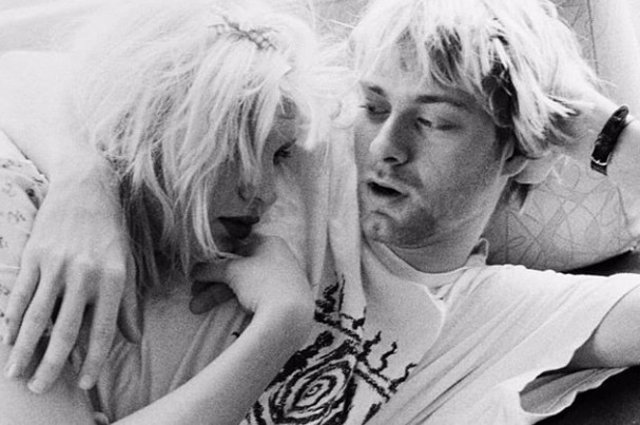 Courtney Love y Kurt Cobain