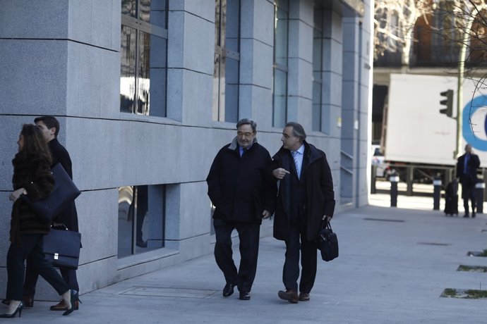 L'expresident de CatalunyaCaixa Narcís Serra arriba a l'Audiència Nacional