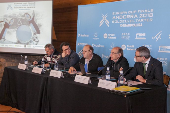 Presentación de la Copa de Europa de esquí alpino en Grandvalira