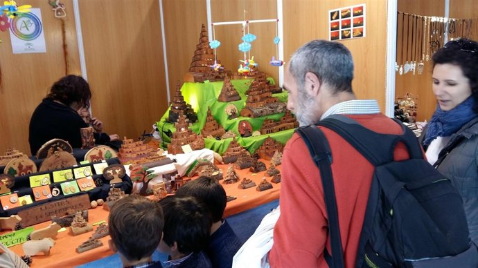 Stand en la Feria de Artesanía de Aracena. 
