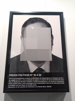 Montaje 'Presos políticos' ARCO Junqueras