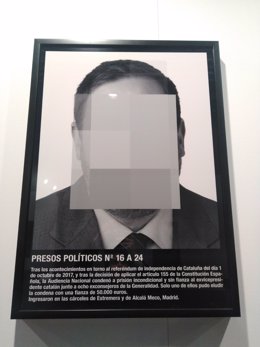 Muntatge 'Presos polítics' ARCO Junqueras