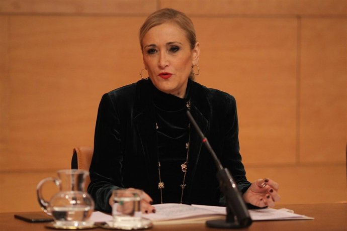 Cristina Cifuentes en rueda de prensa tras el Consejo de Gobierno